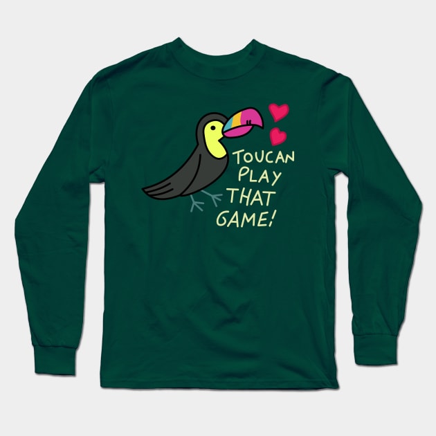 Toucan Play That Game - Mabel's Sweater Collection Long Sleeve T-Shirt by Ed's Craftworks